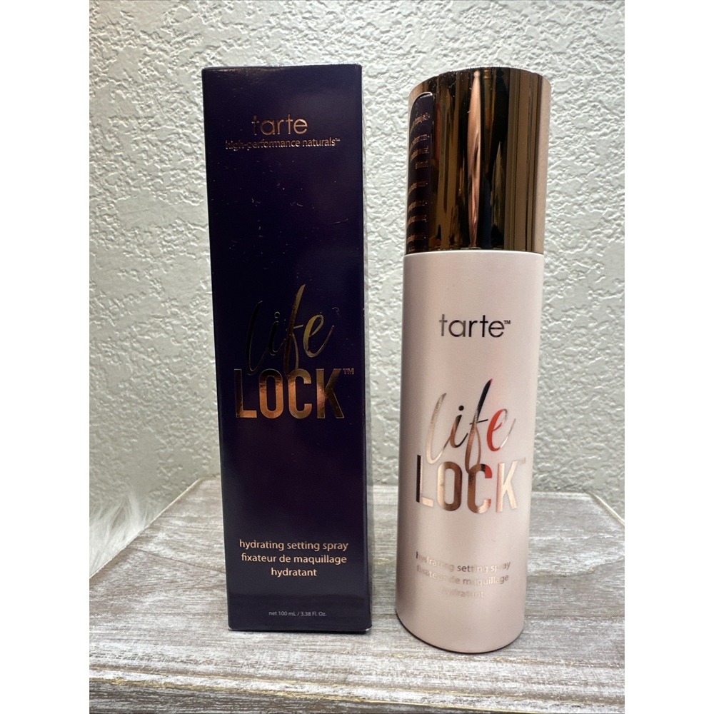 $13 🌙 tarte Life Lock Hydrating Setting Spray FULL SZ 3.38 fl oz NEW